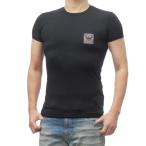 ショッピングアルマーニ EMPORIO ARMANI UNDERWEAR エンポリオアルマーニ アンダーウェア クルーネックTシャツ EM000375 AF10798 ブラック 2025春夏新作