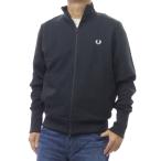 FRED PERRY フレッドペリー メンズジップアップスウェット J1300 / TRACK JACKET ブラック 2025秋冬新作