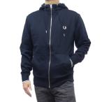FRED PERRY フレッドペリー メンズジップアップパーカー J7536 / HOODED ZIP THROUGH SWEATSHIRT ブラック 定番人気商品
