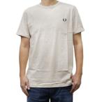 FRED PERRY フレッドペリー メンズクルーネックTシャツ M3519 / RINGER T-SHIRT ベージュ 2025春夏新作