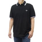 FRED PERRY フレッドペリー メンズ鹿の子ポロシャツ M3600 / TWIN TIPPED FRED PERRY SHIRT ブラック 2025春夏新作