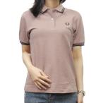 FRED PERRY フレッドペリー レディースポロシャツ G3600 / TWIN TIPPED FRED PERRY SHIRT ダークピンク×ネイビー 2025春夏新作