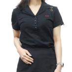 FRED PERRY フレッドペリー レディースオープンカラーポロシャツ SG9101 / POCKET DETAIL POLO SHIRT ブラック 2025春夏新作