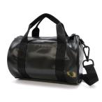 FRED PERRY フレッドペリー ミニバレルバッグ L1400 / TONAL CLASSIC BARREL BAG ショルダーバッグ 2WAY 男女兼用 ブラック 2026秋冬新作