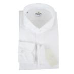 GIANNETTO ジャンネット メンズカッタウェイシャツ AC130 / VINCI FIT WASH ホワイト 2025秋冬新作