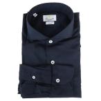 GIANNETTO ジャンネット メンズカッタウェイシャツ AC999 / VINCI FIT WASH ネイビー 2025春夏新作