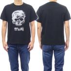 ショッピングハイドロゲン HYDROGEN ハイドロゲン メンズクルーネックTシャツ 320606 / SMOKE SKULL TEE ブラック