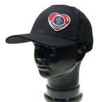 ショッピングモンクレール MONCLER モンクレール メンズキャップ 3B00032 0U162 / BASEBALL ブラック /2024春夏新作