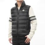 ショッピングmoncler MONCLER モンクレール メンズダウンベスト 1A00003 597YF / ROCOQUE ブラック 2025秋冬新作