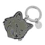 MAISON KITSUNE メゾンキツネ キーリング/キーホルダー MM06904AM1002 / BOLD FOX HEAD KEYRING モスグリーン 2025春夏新作