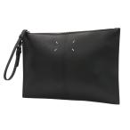 MAISON MARGIELA mezzo n Margiela кожа сумка SA2TT0007 P7268 POUCH 2 LARGE клатч 4 стежок унисекс черный стандартный популярный товар 