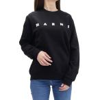 MARNI Marni Kids женский тренировочный футболка M01612 M00V0 вырез лодочкой длинный рукав Logo принт хлопок 100% обратная сторона шерсть черный 2026 осень-зима новый продукт 
