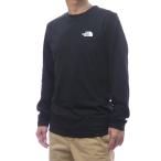 THE NORTH FACE ノースフェイス メンズクルーネックロングTシャツ NF0A87QN / M L/S SIMPLE DOM TEE ブラック 定番人気商品