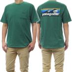 PATAGONIA パタゴニア メンズクルーネックTシャツ 37655/M’S BOARDSHORT LOGO POCKET RESPONSIRILITI-TEE GTRN グリーン