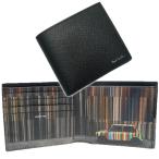 ショッピングポールスミス PAUL SMITH ポールスミス メンズ二つ折り財布（小銭入れ付き） M1A 4833 NMISTR ブラック