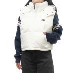 ショッピングTOMMY TOMMY JEANS トミージーンズ レディースダウンベスト DW18611オフホワイト
