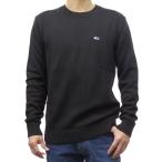 TOMMY JEANS トミージーンズ メンズクルーネックニット セーター DM18370 ブラック