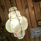 . Италия производства * старый venechi Anne стекло * Mill fioli потолочный светильник * пятно no стекло затенитель от солнца лампа * подвесной светильник стекло электро- . античный ржавчина Murano 