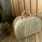 }60-70's Vintage * старый ротанг пикник корзина багажник * ротанг . корзина сумка * природа кемпинг натуральный натуральный место хранения античный * уличный 