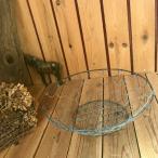 } Британия Англия античный * старый железный тросик корзина * корзина . корзина диаметр 39cm* промышленность серия in пыль настоящий место хранения Vintage * Vintage 