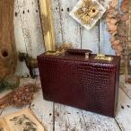 }70-80s Vintage * старый зеркало имеется cosme багажник * зеркало ящик для косметики * vanity кейс * несессер * Vintage * античный * старый инструмент 