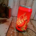 распроданный редкостный Vintage Coca-Cola Coca * Cola вращение жестяная банка type подставка свет H29cm освещение лампа табличка редкость Vintage античный старый инструмент 