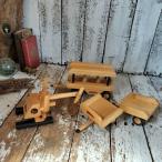  Новая Зеландия Vintage Kobbakoba деревянная игрушка вертолет машина 4 шт. комплект объединенный игрушка натуральный Vintage retro старый инструмент 