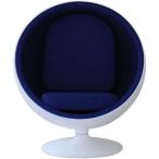 ボールチェア エーロ・アールニオ ホワイト×ブルー ballchair ソファ ソファー sofa パーソナルチェア 椅子 いす インテリア オブジェ