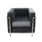 ル・コルビジェ LC2 1P 色グレー ベル