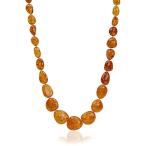 Amber Elegant Necklace 29 Inches