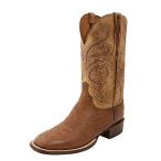 Lucchese Men's Handmade Lance Smooth Ostrich Horseman Boot Square Toe
