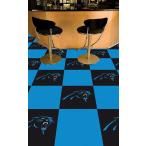 FANMATS NFL Carolina Panthers Nylon Face Team Carpet Tiles,Team Color,