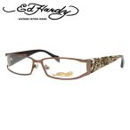 ショッピングhardy メガネ フレーム フレーム PCメガネ ブルーライトカット 老眼鏡 伊達 ブランド おしゃれ めがね エドハーディー EdHardy EHOA009 2 BROWNED HARDY