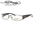 メガネ フレーム フレーム PCメガネ ブルーライトカット 老眼鏡 伊達 ブランド おしゃれ めがね エドハーディー EdHardy EHOA009 3 GUNMETALED HARDY
