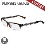 訳あり アウトレット メガネ フレーム めがね エンポリオアルマーニ EMPORIO ARMANI PC ブルーライトカット 老眼鏡 EA1343J 66Z 54 ハーフリム 海外正規品