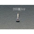 エスコ　EA949EA-58 5.8x 75mm 皿頭木ねじ(ステンレス製/200本)