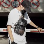 ボディバッグ メンズ 本革　2way 　斜め掛け　ショルダーバッグ 自転車　鞄 レザー　ワンショルダー カジュアル 機能性