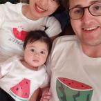 ショッピング親子 ペアルック 親子 ペアルック ベビー 赤ちゃん ロンパース Tシャツ 親子ペア リンクコーデ ペアTシャツ ペア カップル お揃いコーデ パパ ママ ベビーお揃い 父の日 母の日