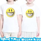 7MILE OCEAN Tシャツ 半袖 子供服 キッズ ジュニア 男の子 女の子 オモシロ キャラクター