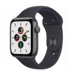 ショッピングapple watch Apple Watch SE アップルウォッチSE 第1世代 GPSモデル MKQ63J/A 44mm スペースグレイアルミニウムケース ミッドナイトスポーツバンド 正規品 新品 送料無料