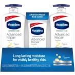 ヴァセリン アドバンスドリペア ボディローション 600ml×2本+295ml×1本 Vaseline ワセリン ローション ミルク 乾燥 3本 セット コストコ