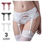 レースインナー小物　ガーターベルト単品　セクシー　インナーガーターベルト　シースルーガーター　リボン飾り　靴下つり　Garter belt　セクシーランジェリー