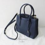 美品 kate spade new york ケイトスペード PXRUA160 margaux マルゴー サッチェル ショルダーバッグ/ネイビー【2400013092968】