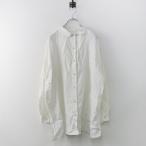 モトミエム motomi.m ドット刺繍リネンシャツ/ホワイト ブラウス 長袖 トップス【2400013784931】