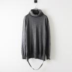 ショッピングマルジェラ 【オータムセール】メゾンマルジェラ Maison Margiela サイドスリットタートルニット M/グレー ハイネック セーター トップス【2400013830317】