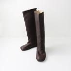 コース koos LUCAS-L ルーカスL レザーロングブーツ 37/ブラウン 23.5cm シューズ 革 靴【2400014176766】