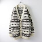 美品 メンズ JPタグ イギリス製 2021AW セリーヌ CELINE ノルディックカーディガン S//アイボリー オーバーサイズ-.【2400014207613】