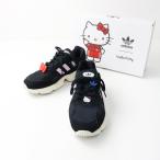 アディダス adidas IG6788 adidasFLCN Hello Kitty ファルコン キティ コラボ スニーカー 23.5cm/ブラック シューズ【2400014385731】