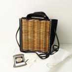 ショッピングポシェット 定番アイテム エバゴス ebagos かご袋ショルダー カゴポシェット 防水キャンバス×紅籐 ブラック/肩掛け クロスボディ【2400014445794】