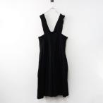 ショッピングGARCONS 2023AW コムコム コムデギャルソン COMME des GARCONS ウール サスペンダープリーツスカート S ブラック/黒 起毛【2400014558852】